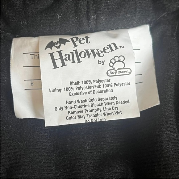 Ladybug Pet Dog Halloween Costume Top Paw Size Small - Picture 7 of 7